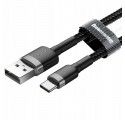 KABEL USB BASEUS 50cm TYP C CZARNY